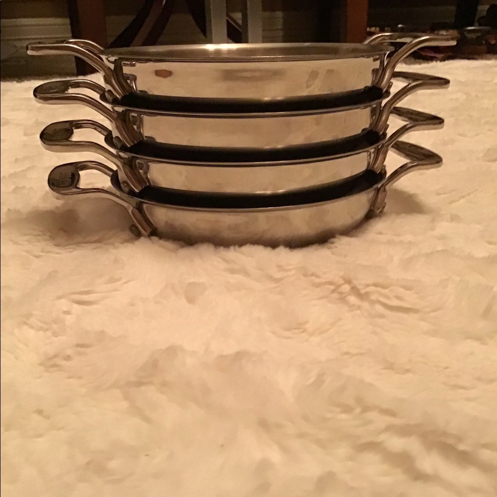 All-Clad Stainless Steel Set of 4 Gratins